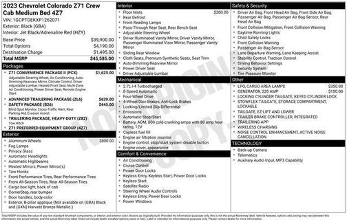 2023 Chevrolet Colorado Z71