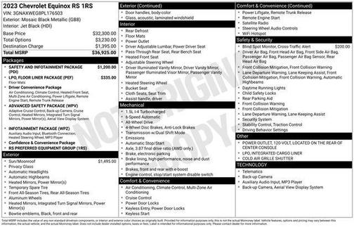 2023 Chevrolet Equinox AWD RS