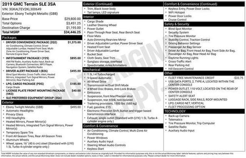 2019 GMC Terrain SLE