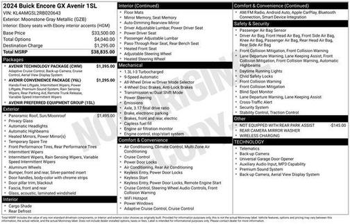 2024 Buick Encore GX Avenir