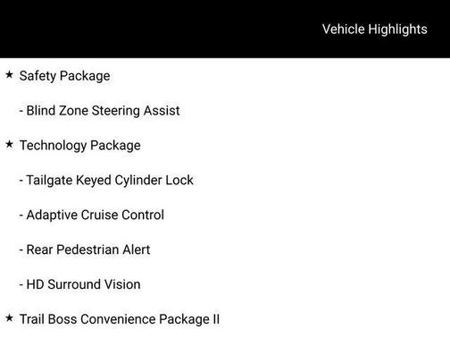 2023 Chevrolet Colorado Trail Boss