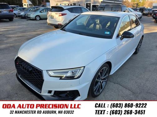 Glacier White Metallic 2018 Audi S4 3.0T Premium Plus