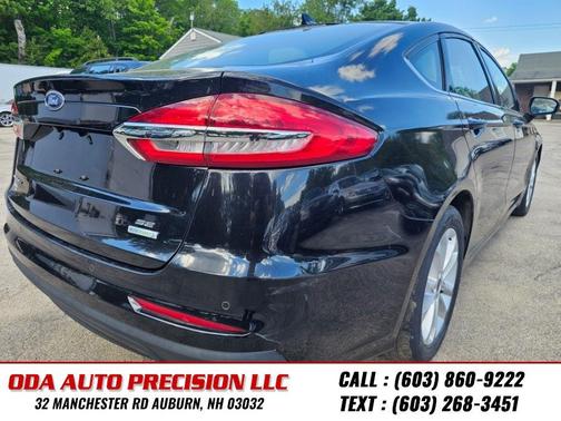 Agate Black 2019 Ford Fusion SE