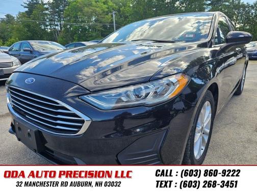 Agate Black 2019 Ford Fusion SE