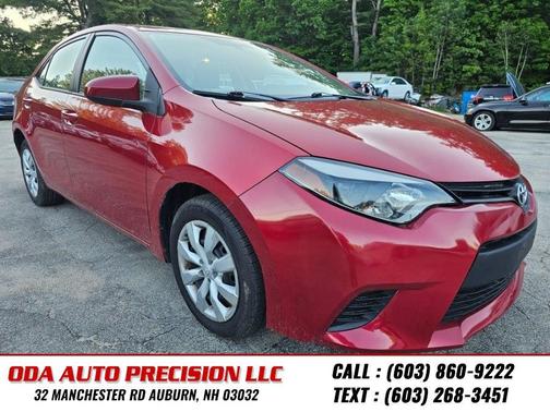 red 2014 Toyota Corolla L