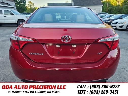 red 2014 Toyota Corolla L