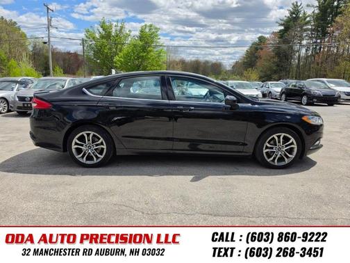 Shadow Black 2017 Ford Fusion SE