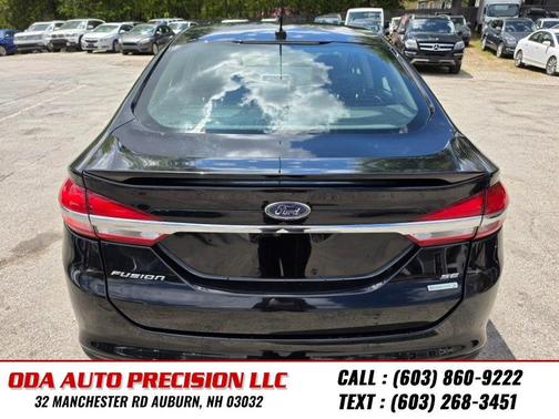 Shadow Black 2017 Ford Fusion SE