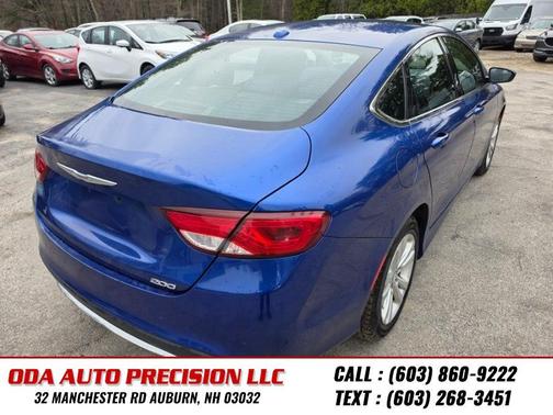Vivid Blue Pearlcoat 2015 Chrysler 200 Limited