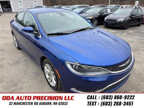 Vivid Blue Pearlcoat 2015 Chrysler 200 Limited