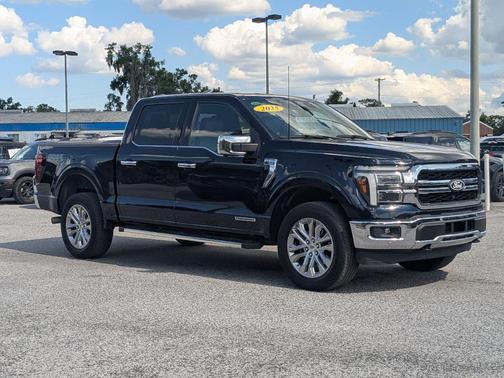 Blue 2025 Ford F-150 Lariat