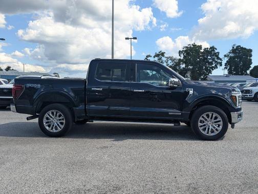 Blue 2025 Ford F-150 Lariat