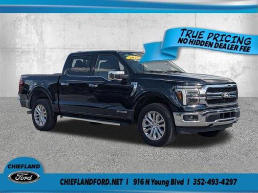 Blue 2025 Ford F-150 Lariat