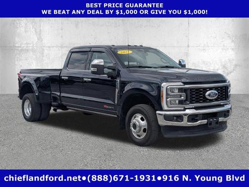 Blue 2025 Ford F-350 Lariat Super Duty