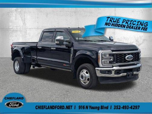 Blue 2025 Ford F-350 Lariat Super Duty