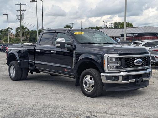 Blue 2025 Ford F-350 Lariat Super Duty