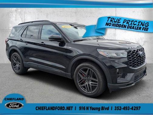 Black 2025 Ford Explorer ST-Line