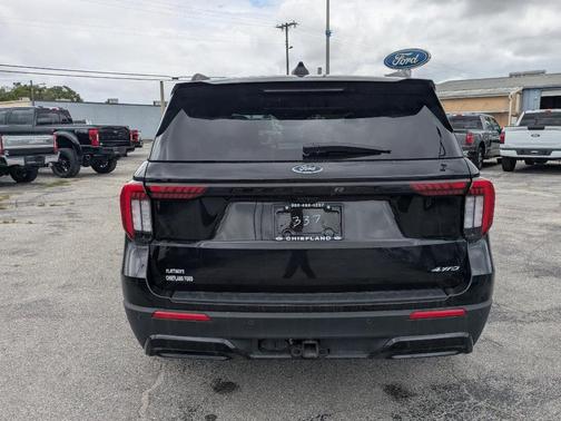 Black 2025 Ford Explorer ST-Line