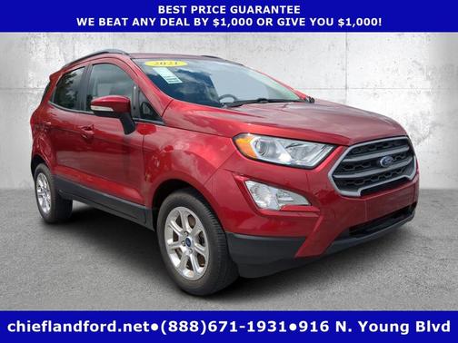 Ruby Red Metallic Tinted Clearcoat 2021 Ford EcoSport SE