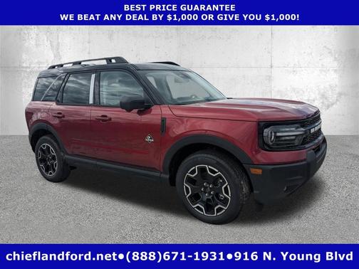 Ruby Red Metallic Tinted Clearcoat 2025 Ford Bronco Sport Outer Banks SUV