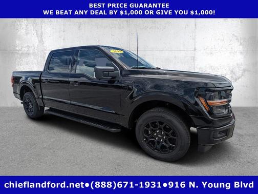 Agate Black Metallic 2025 Ford F-150 XLT Truck