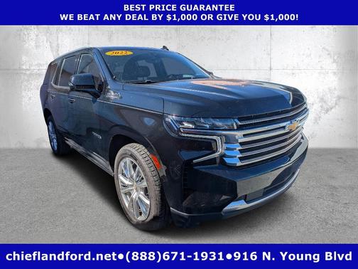 Black 2022 Chevrolet Tahoe High Country SUV