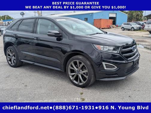 Black 2016 Ford Edge Sport