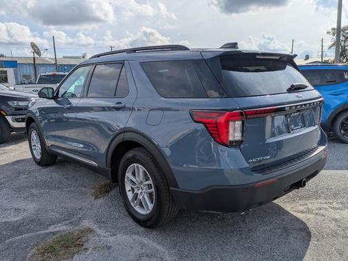 Vapor Blue Metallic 2025 Ford Explorer Active