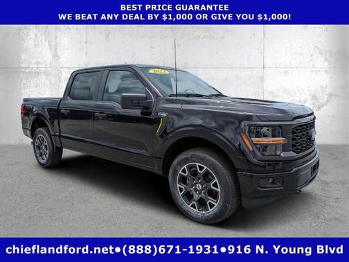 Agate Black Metallic 2025 Ford F-150 STX Truck