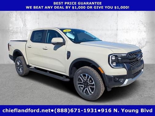 Desert Sand 2025 Ford Ranger Lariat Truck