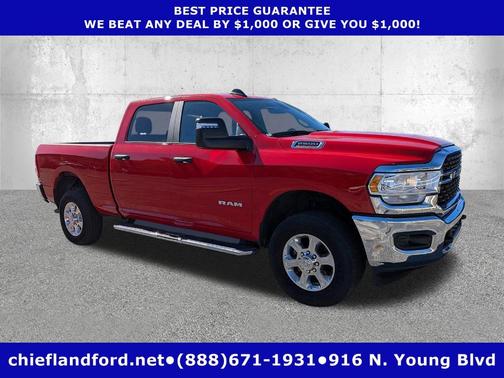 Flame Red Clearcoat 2024 RAM 2500 Big Horn Truck