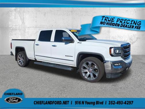 Summit White 2018 GMC Sierra 1500 SLT