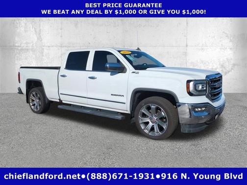 Summit White 2018 GMC Sierra 1500 SLT