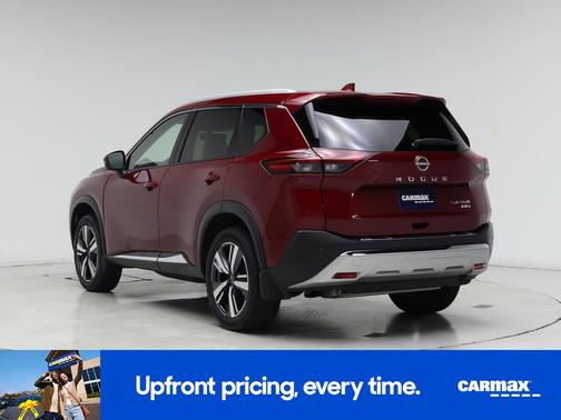 Red 2023 Nissan Rogue Platinum