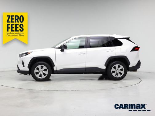 White 2022 Toyota RAV4 LE
