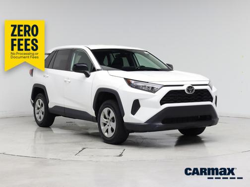 White 2022 Toyota RAV4 LE