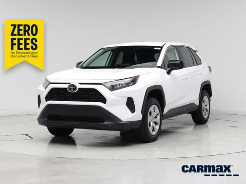 White 2022 Toyota RAV4 LE