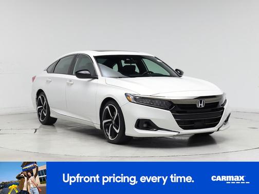 White 2021 Honda Accord Sport
