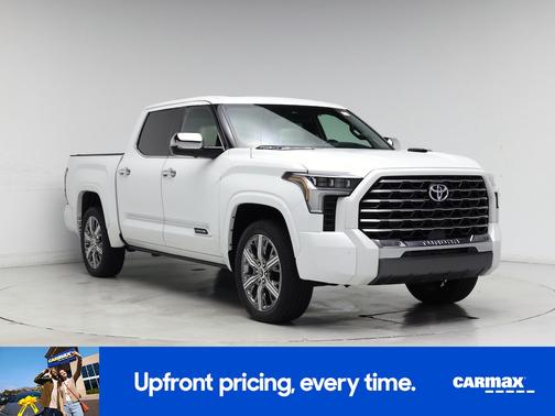 White 2023 Toyota Tundra Hybrid Capstone