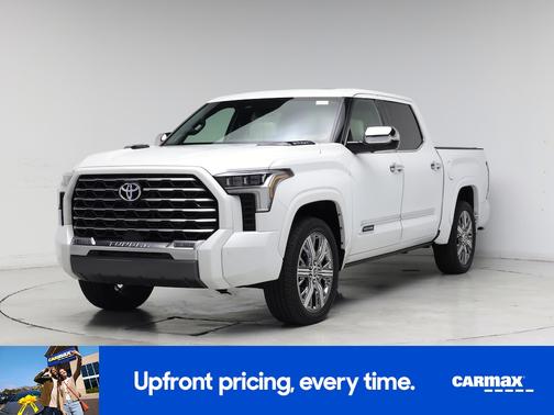 White 2023 Toyota Tundra Hybrid Capstone