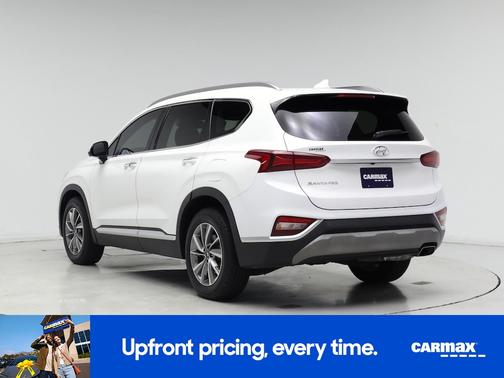 White 2019 Hyundai SANTA FE Ultimate