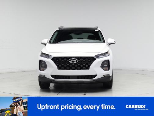 White 2019 Hyundai SANTA FE Ultimate