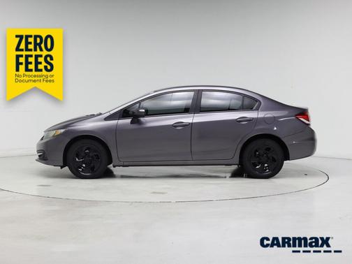 Gray 2015 Honda Civic LX