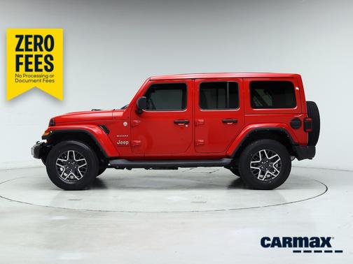 Red 2024 Jeep Wrangler Sahara