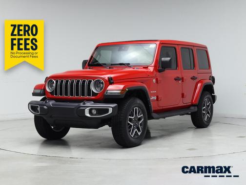Red 2024 Jeep Wrangler Sahara