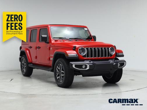 Red 2024 Jeep Wrangler Sahara