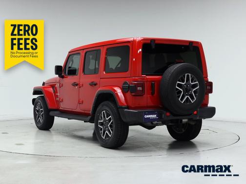 Red 2024 Jeep Wrangler Sahara