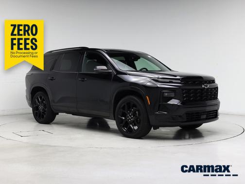 Black 2025 Chevrolet Traverse RS