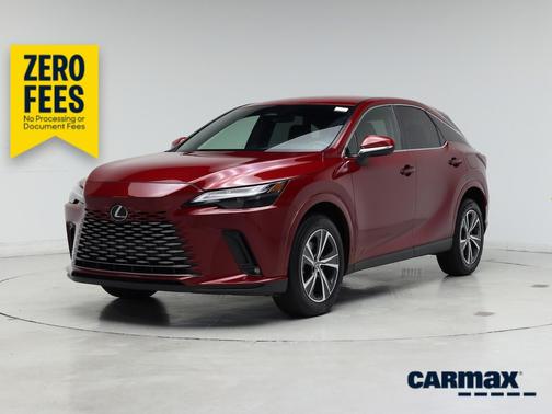 Red 2025 Lexus RX 350