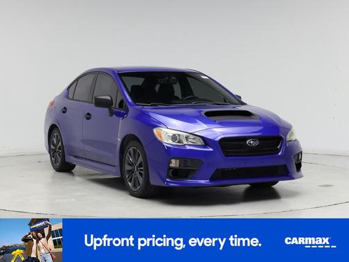 Blue 2017 Subaru WRX